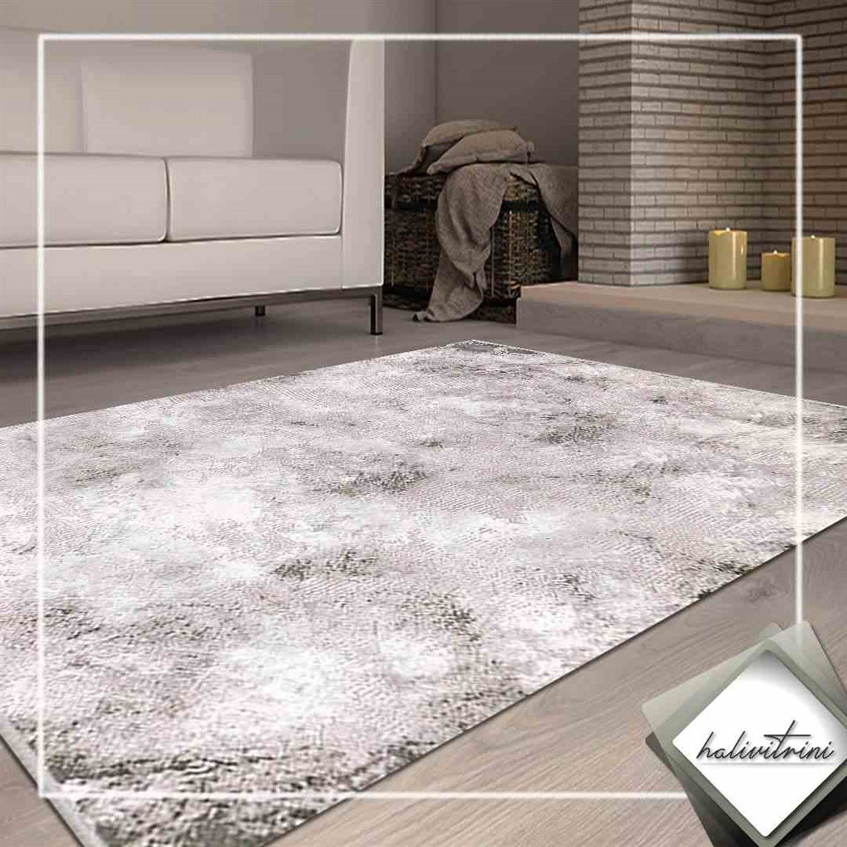 Efsane Halı Dakota Serisi 31863 040 Vizon Yeşil