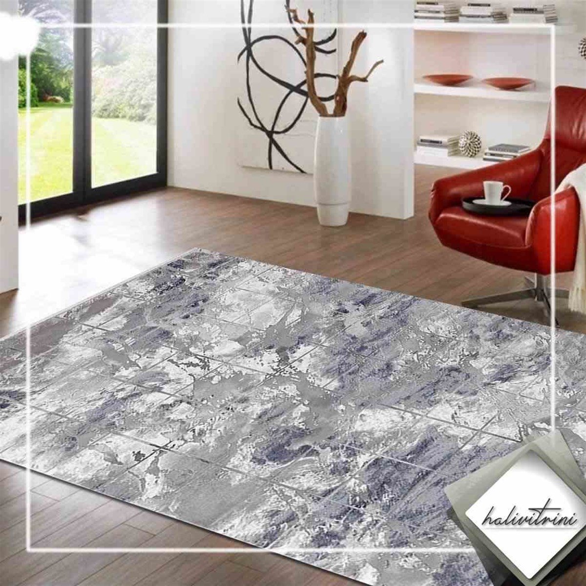 Efsane Oda Halı 160x230 Astra 31979 030 Mavi Gri