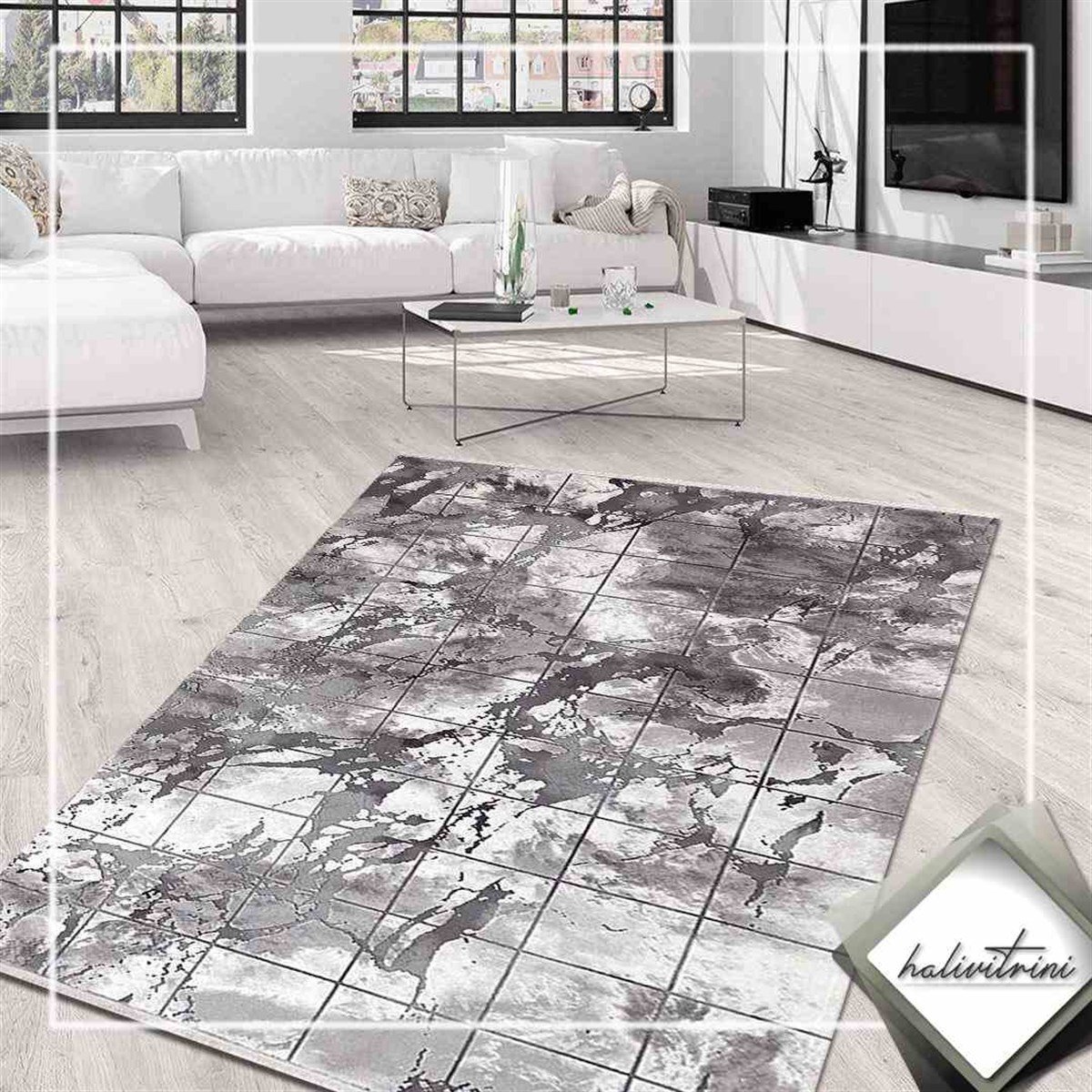 Efsane Oda Halı 160x230 Astra 31979 095 Gri