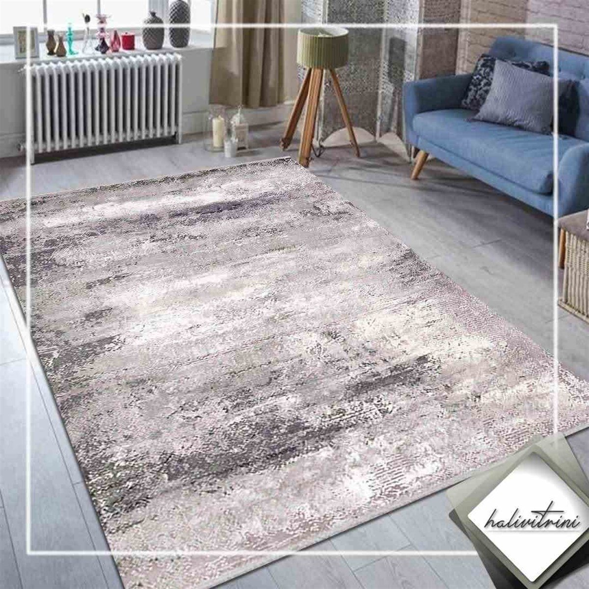 Efsane Oda Halı 160x230 Dakota 31860 040 Yeşil, Krem, Gri