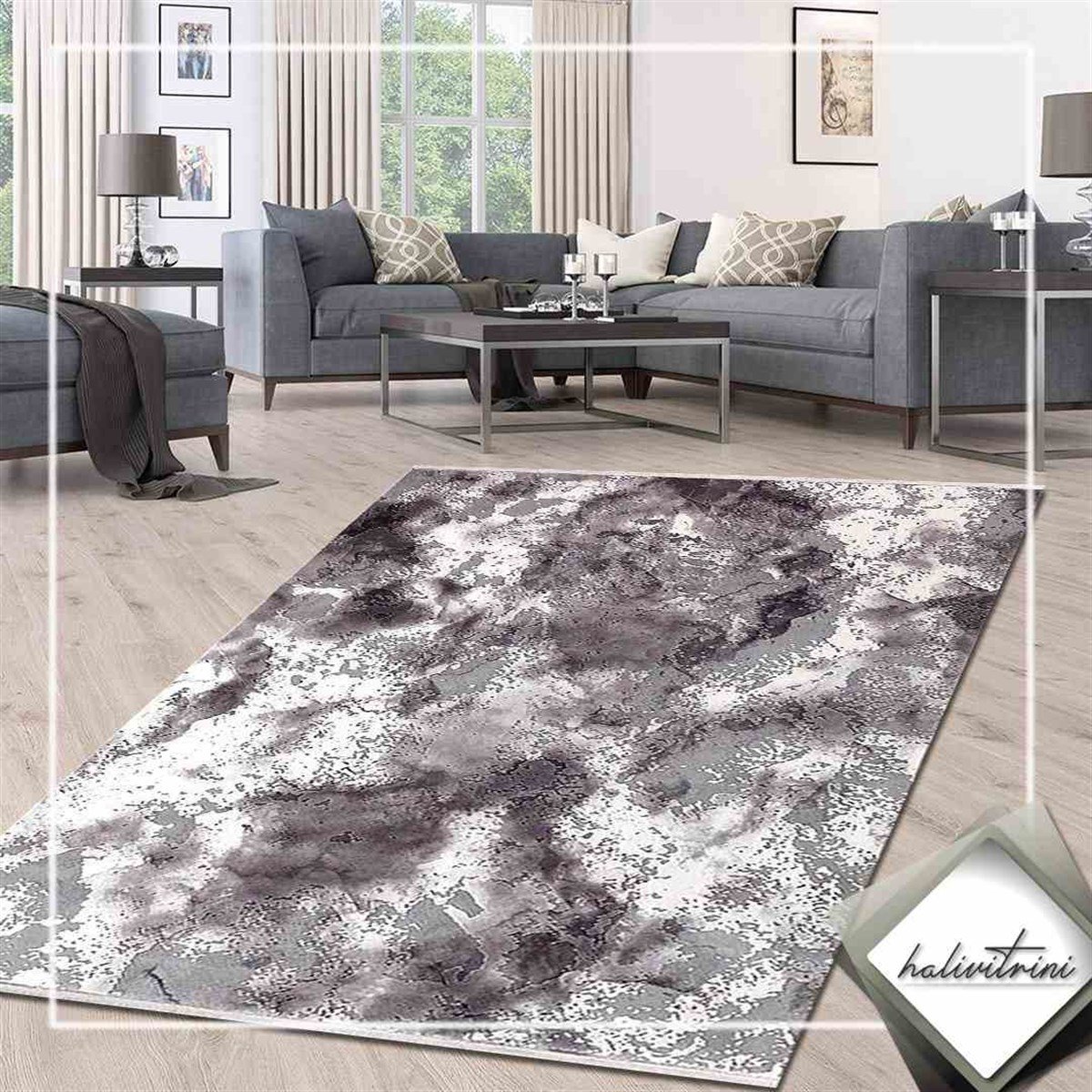 Efsane Salon Halı 200x290 Astra 31978 095 Gri Krem