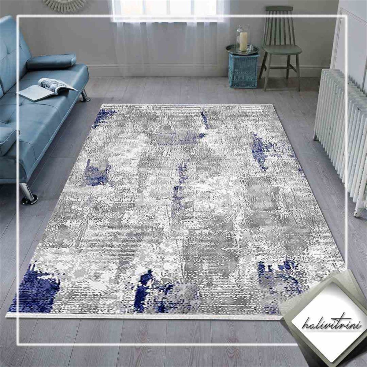 Efsane Salon Halı 200x290 Astra 31986 030 Gri Mavi