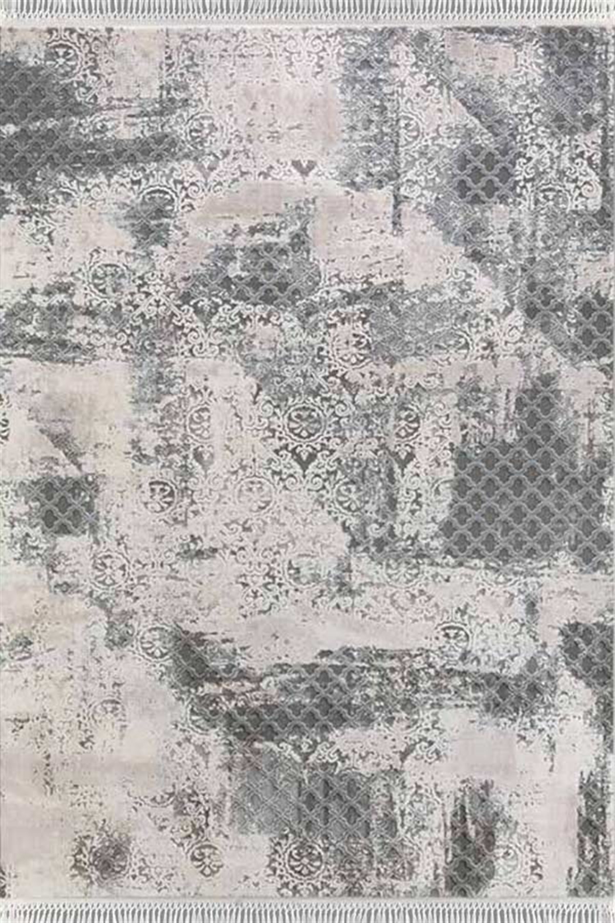 Flora Salon Halısı 200x290 Violet 2610B Gri