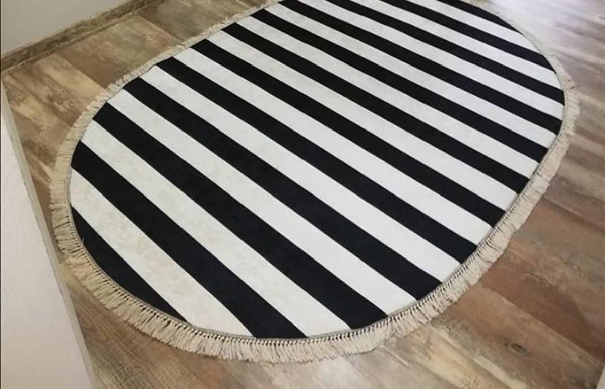 Hitit Oval Halı 120x180 Lidya Lüx GK142 Siyah