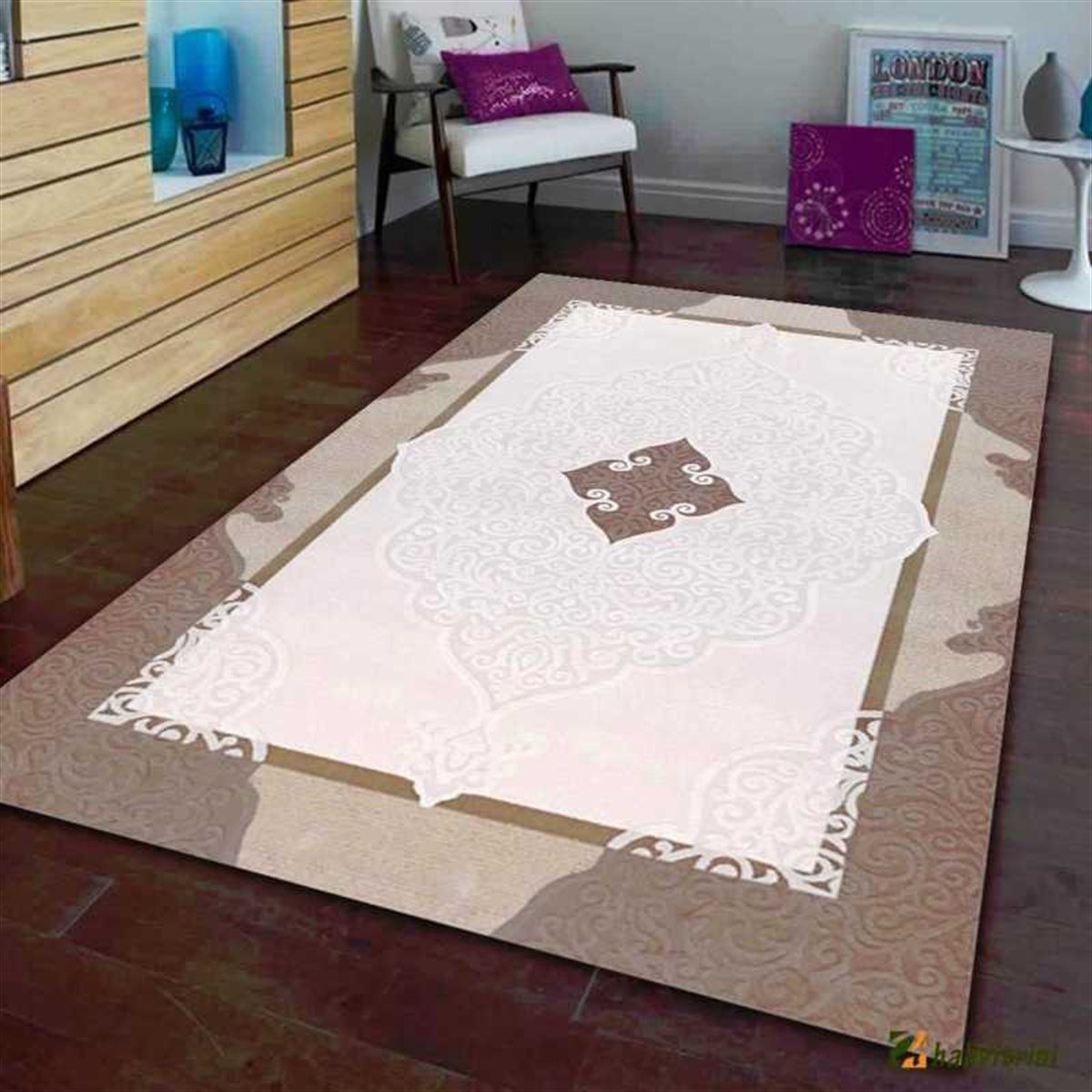 Hitit Oval Halı 160x230 Lidya Lüx 4008