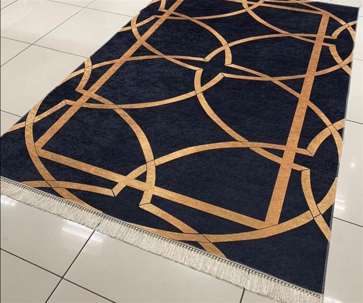 Hitit Yolluk Halı 100x200 Lidya Lüx GK202 Siyah