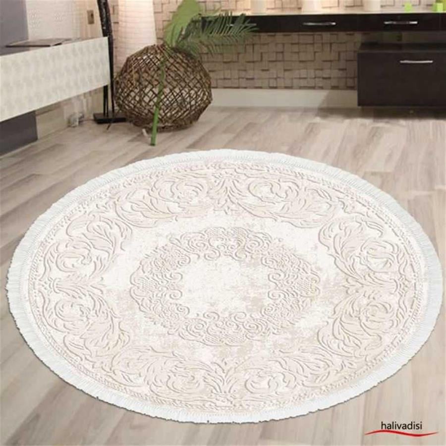 İpek Daire Halı 120X120 Sardes 6101