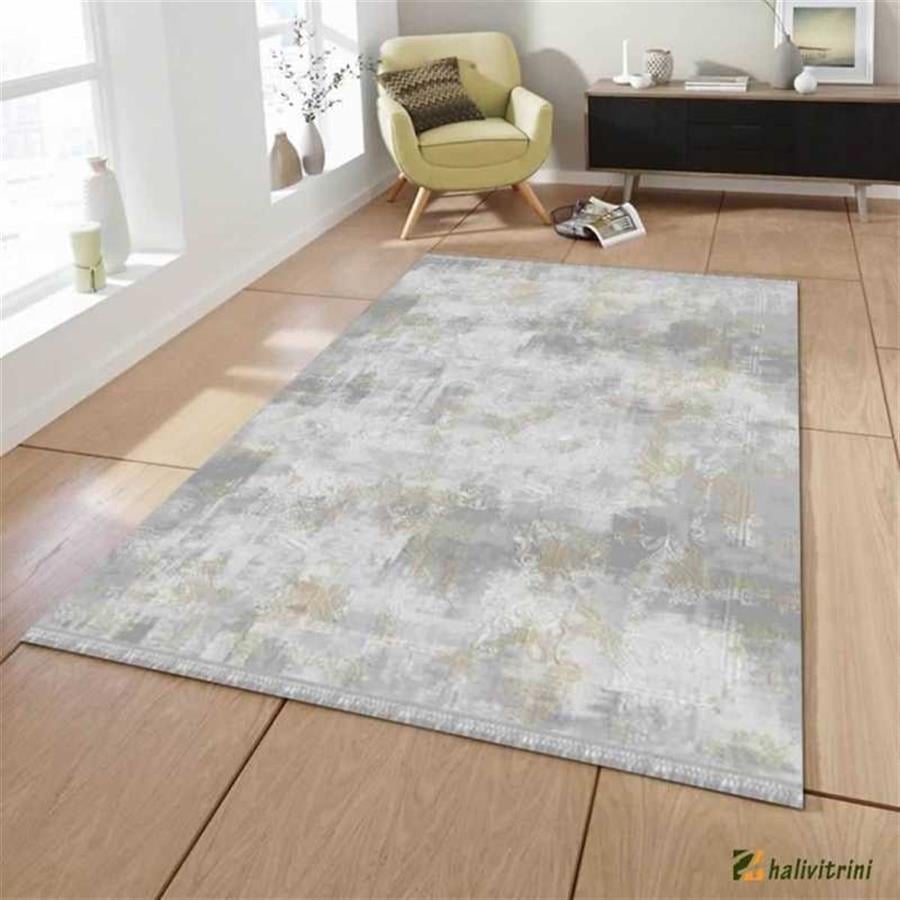 İpek Yolluk Halı 80X150 Blossom 13408 Gri