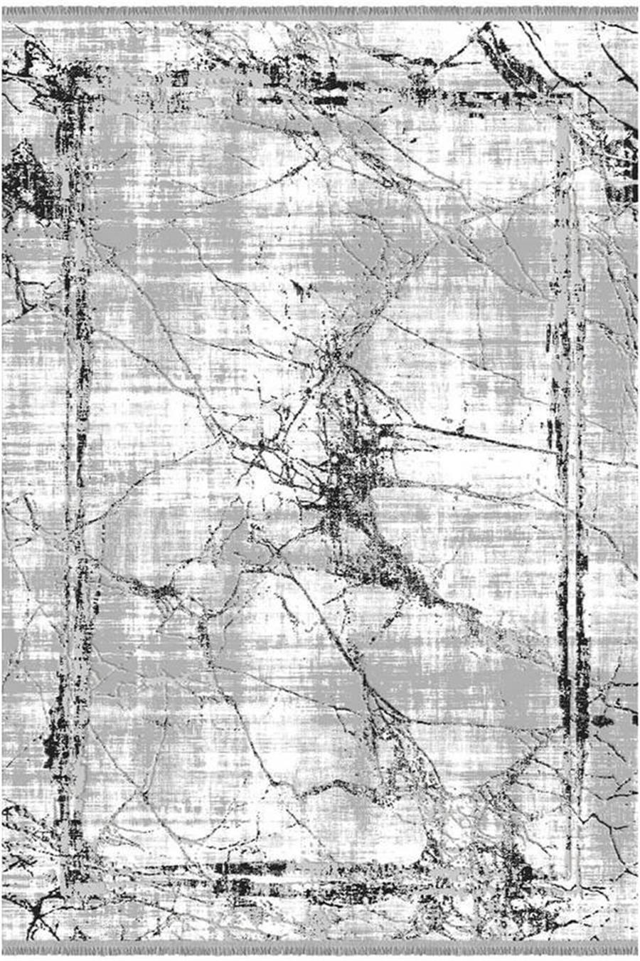 İpek Yolluk Halı 80x150 Roxanne 17103 Gri