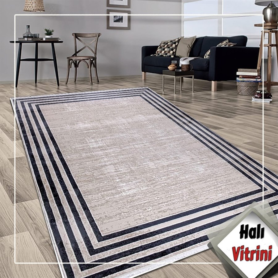 Kreasyon Oda Halısı Çerçeveli 160x230 Elkenz 7562 Bej