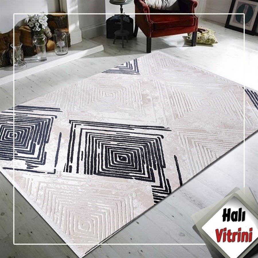 Kreasyon Oda Halısı Modern 160x230 Elkenz 7551 Bej