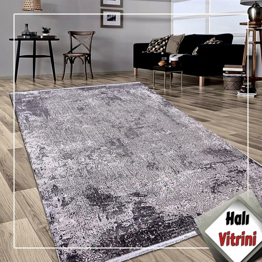 Kreasyon Salon Halısı Modern 200x290 Biblos 9300 Gri