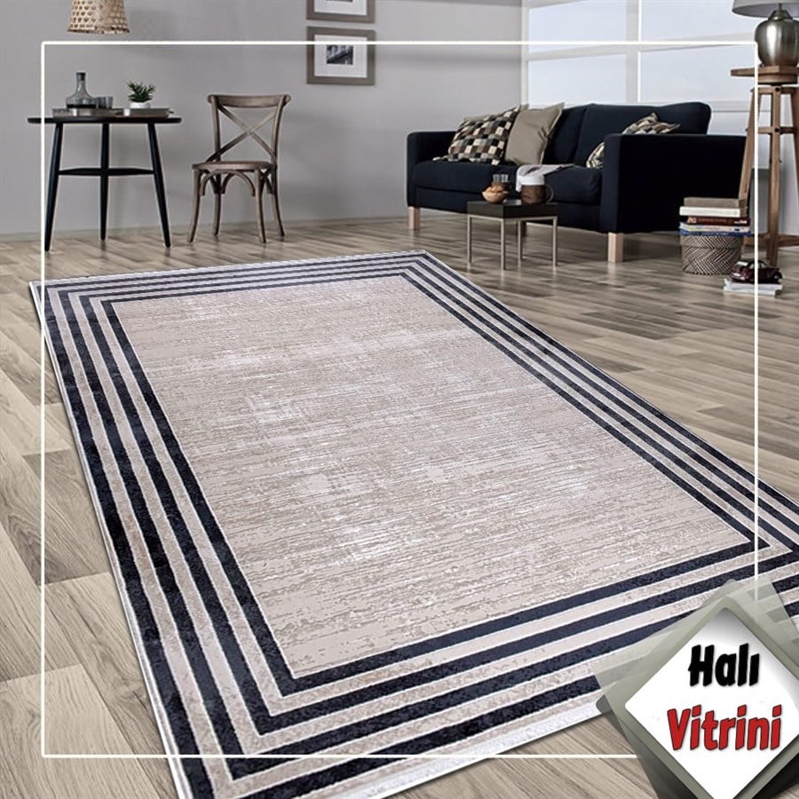 Kreasyon Salon Halısı Modern 200x290 Elkenz 7562 Bej