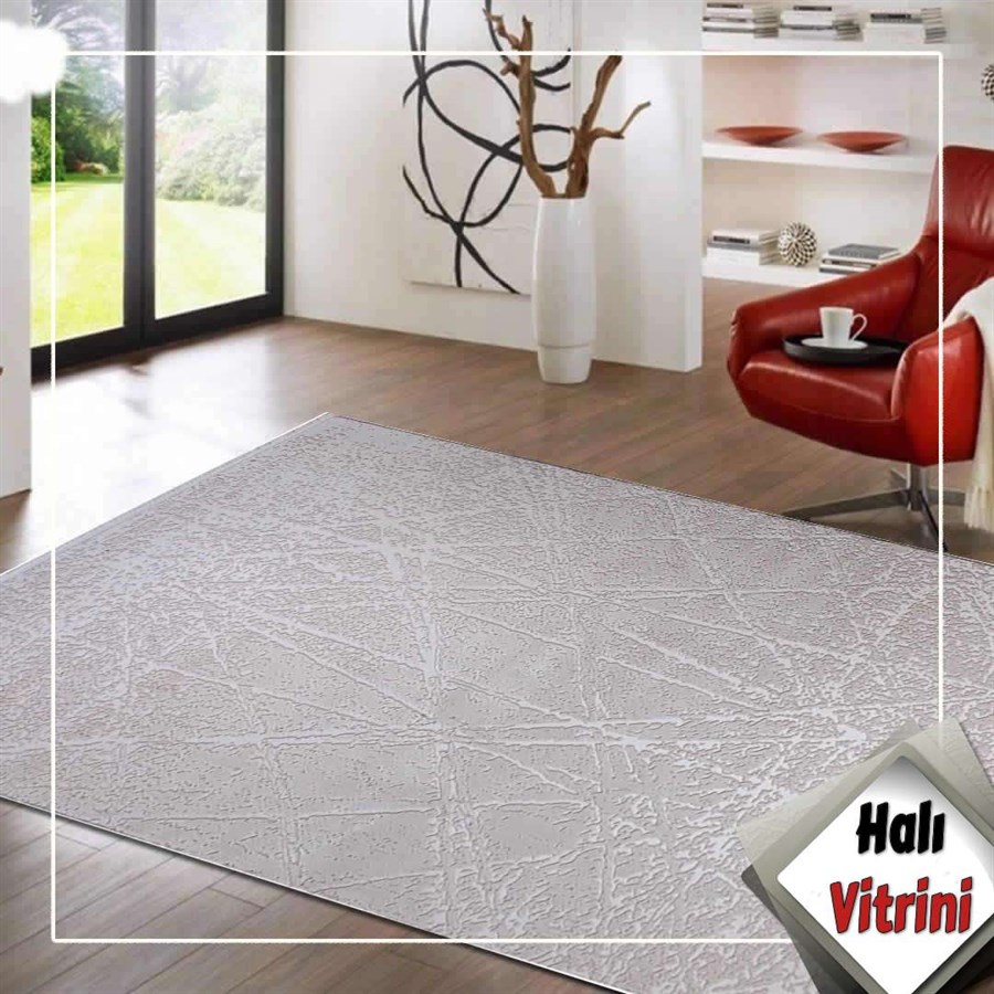 Kreasyon Salon Halısı Modern 200x290 Elkenz 7553 Krem