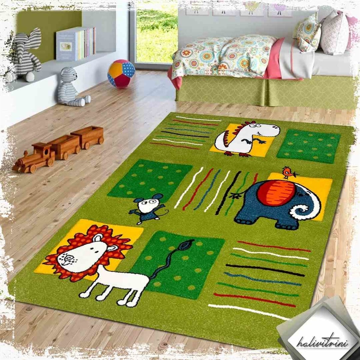 Merinos Çocuk Halısı 160x230 Torino 21891 040 Yeşil