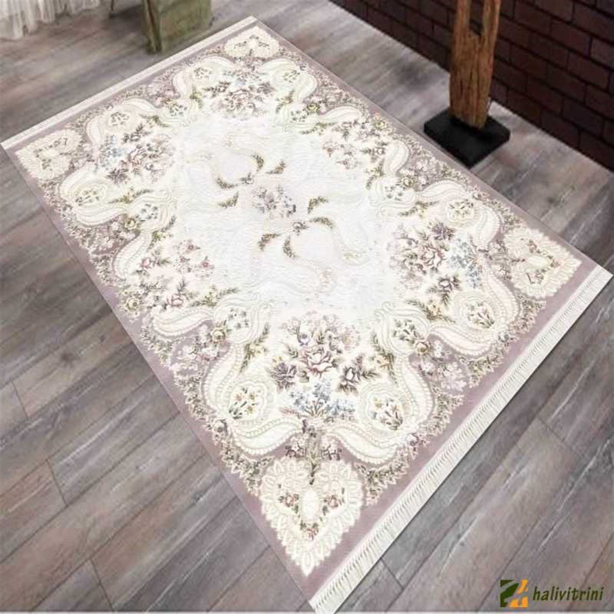Merinos Daire halı 160x160 Prestij 15366066 Mürdüm