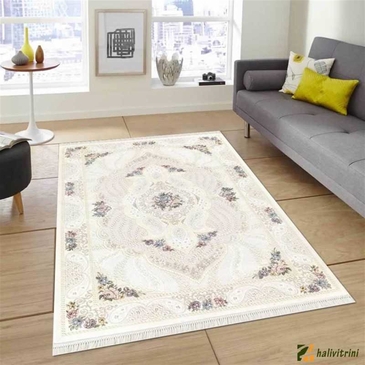 Merinos Daire halı 160x160 Prestij 15311 060 Pembe