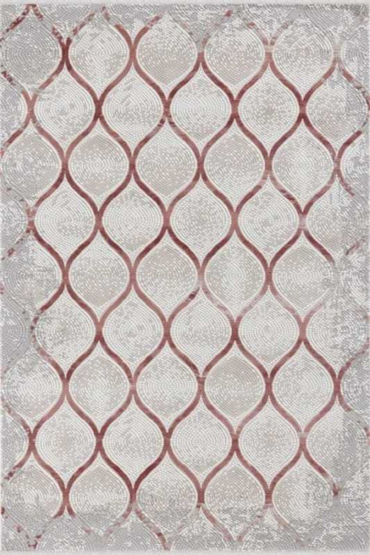 Merinos Oda Halısı 125x200 Therapy 19111 010 Bordo Gri