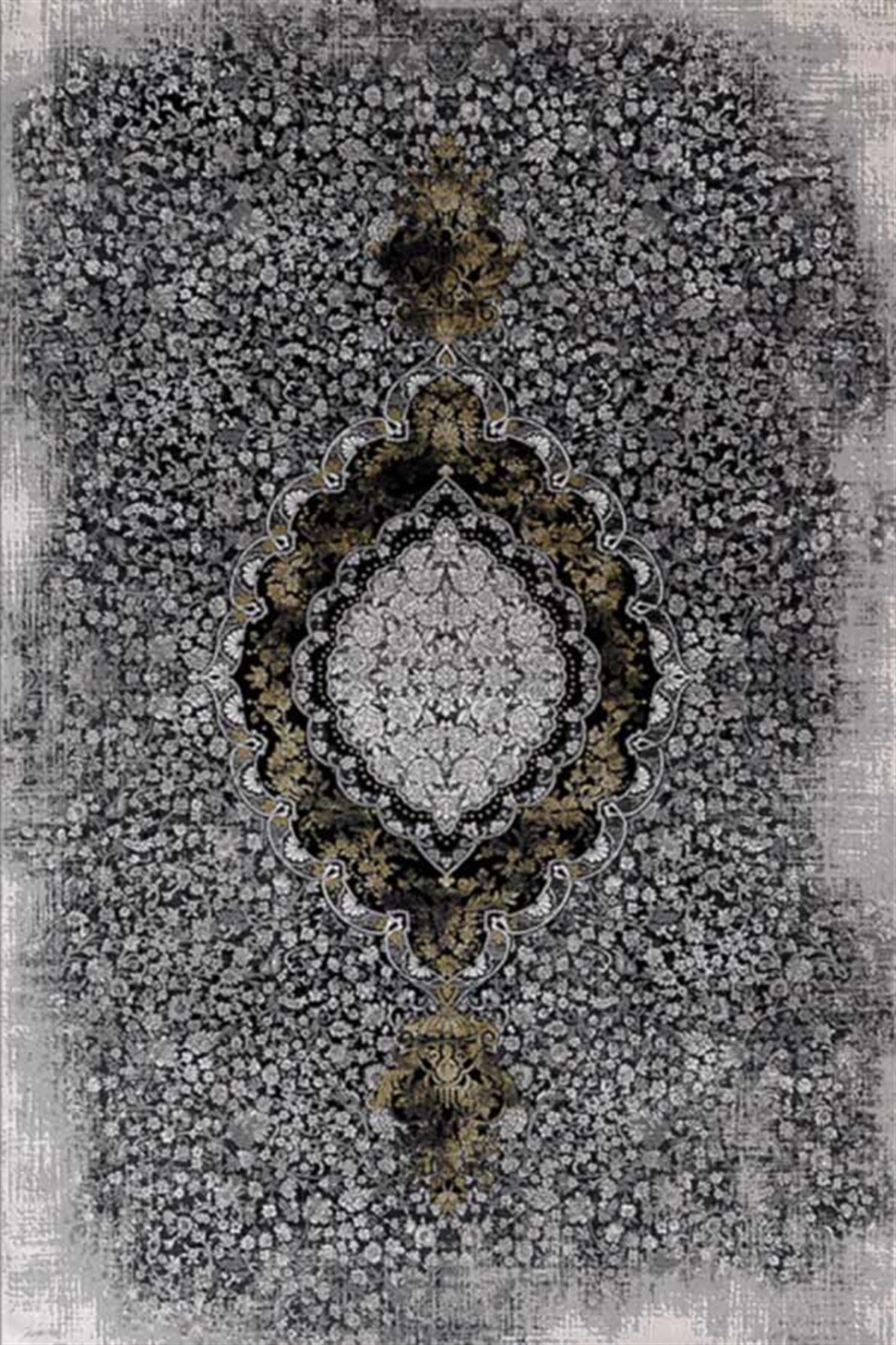 Merinos Oda Halısı 160x230 Rodin 34672 093 Gri Sarı