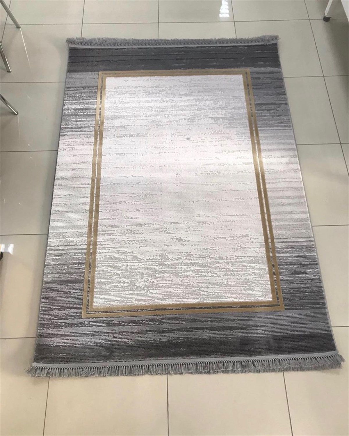 Merinos Oda Halısı 160x230 Rodin 34675 090 Gri Sarı