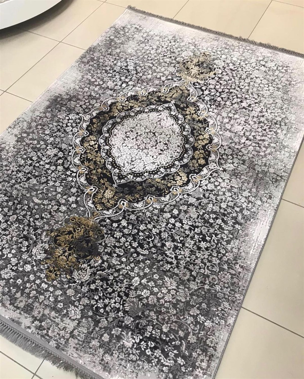 Merinos Oda Halısı 180x250 Rodin 34672 093 Gri Sarı