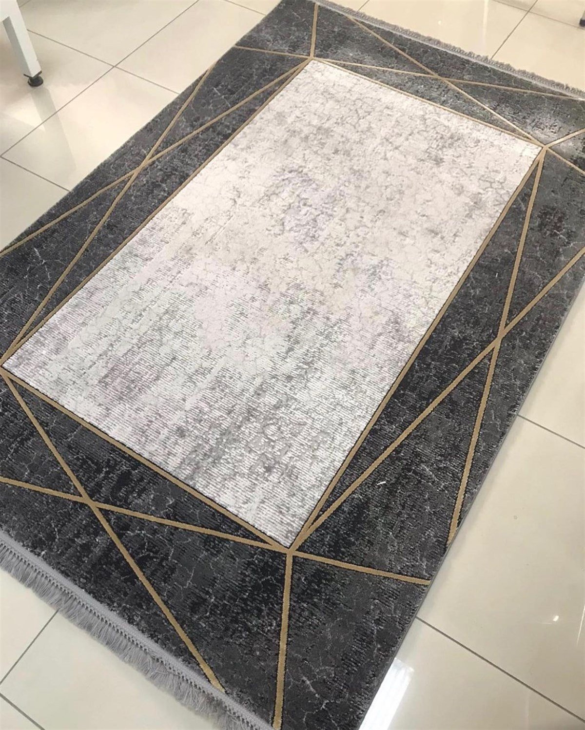 Merinos Oda Halısı 180x250 Rodin 34712 090 Gri Sarı