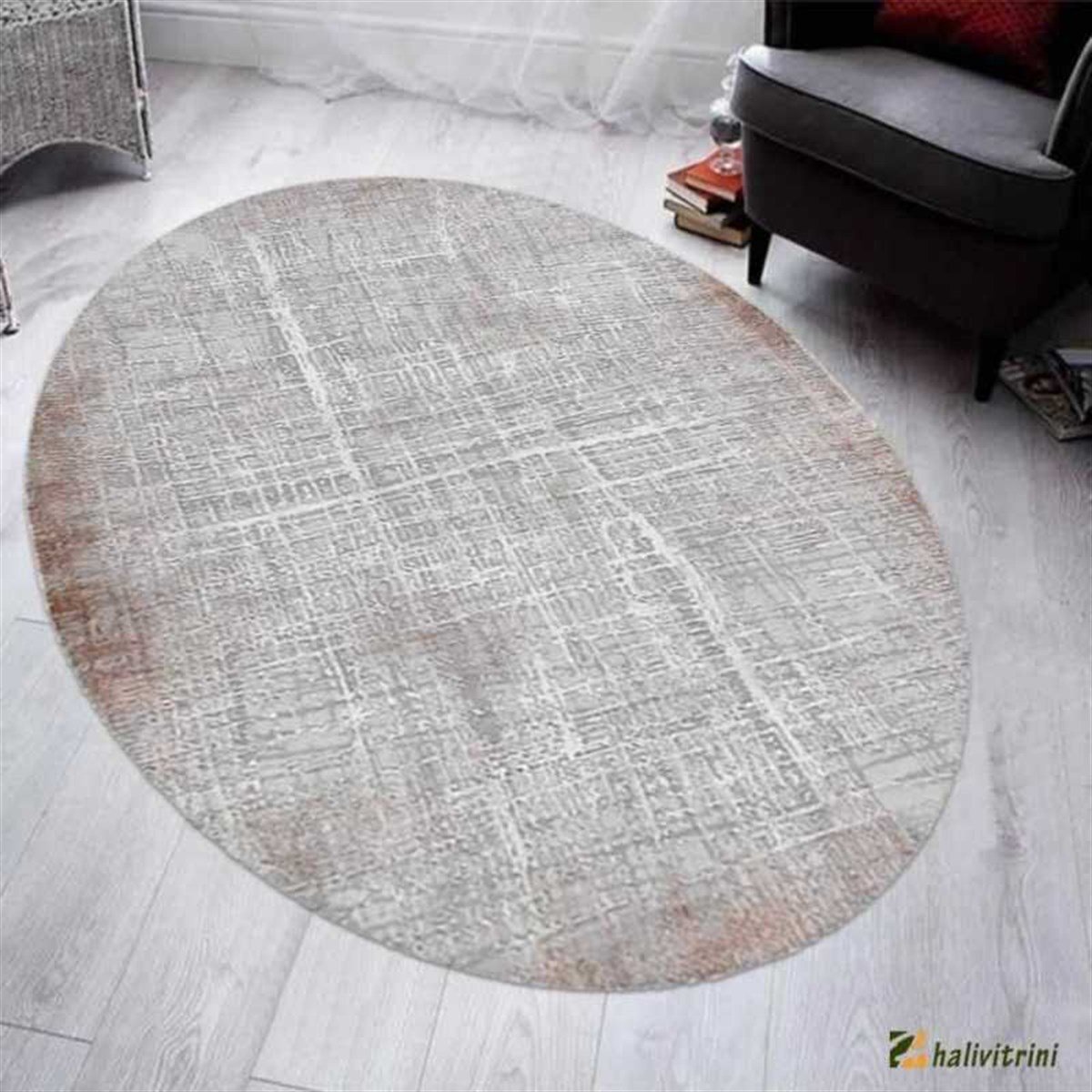 Merinos Oval halı 160x230 Therapy 19116 020 Vizon Gri