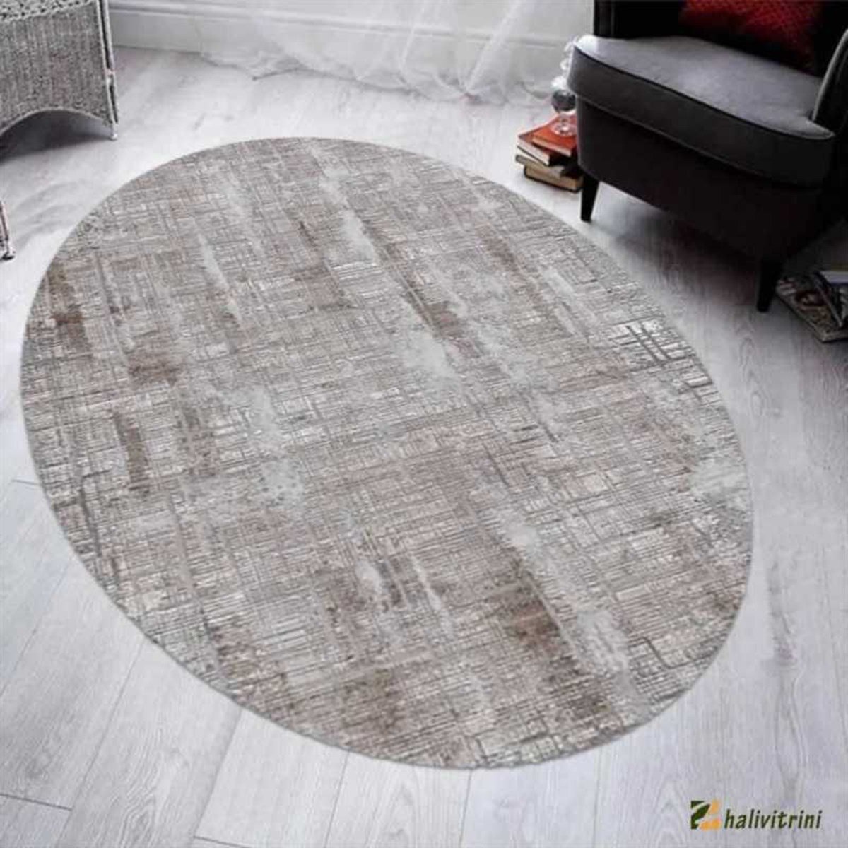 Merinos Oval halı 160x230 Therapy 19117 081 Gri