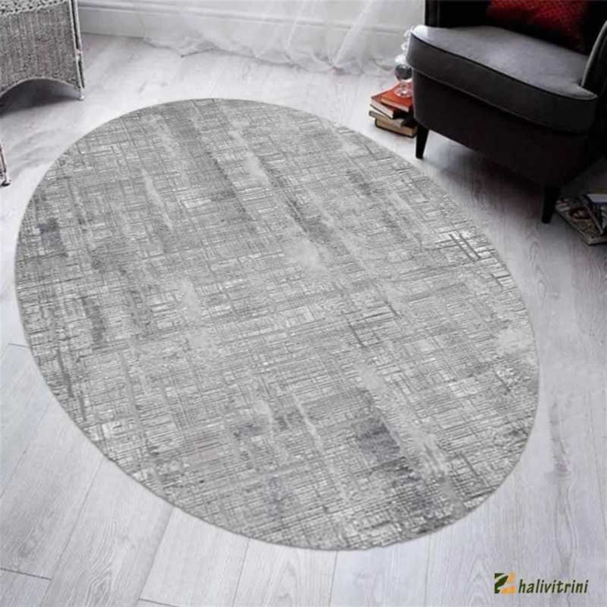 Merinos Oval halı 160x230 Therapy 19117 030 Mavi