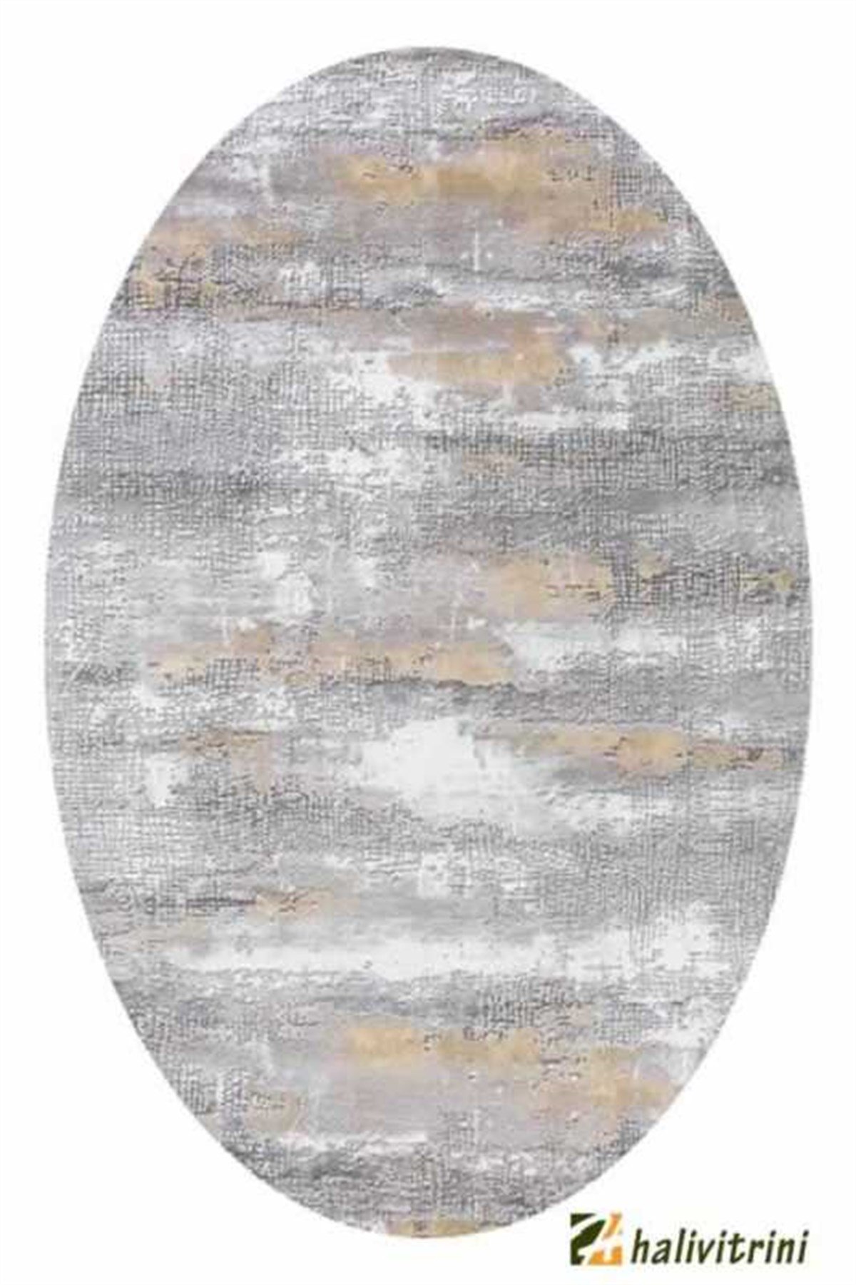 Merinos Oval Halı 160x230 Therapy 19127 095 Gri