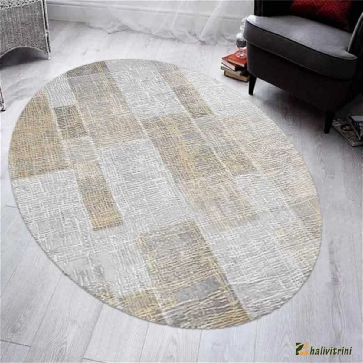 Merinos Oval halı 160x230 Therapy 19124 095 Vizon