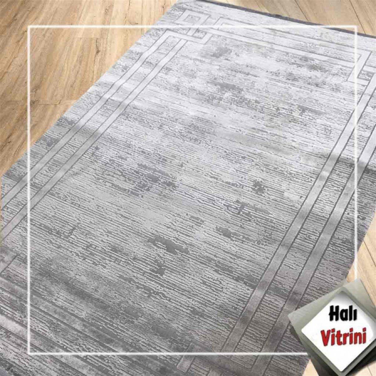 Merinos Salon Halısı 200x290 Bamboo Lavi 34666 095 Gri