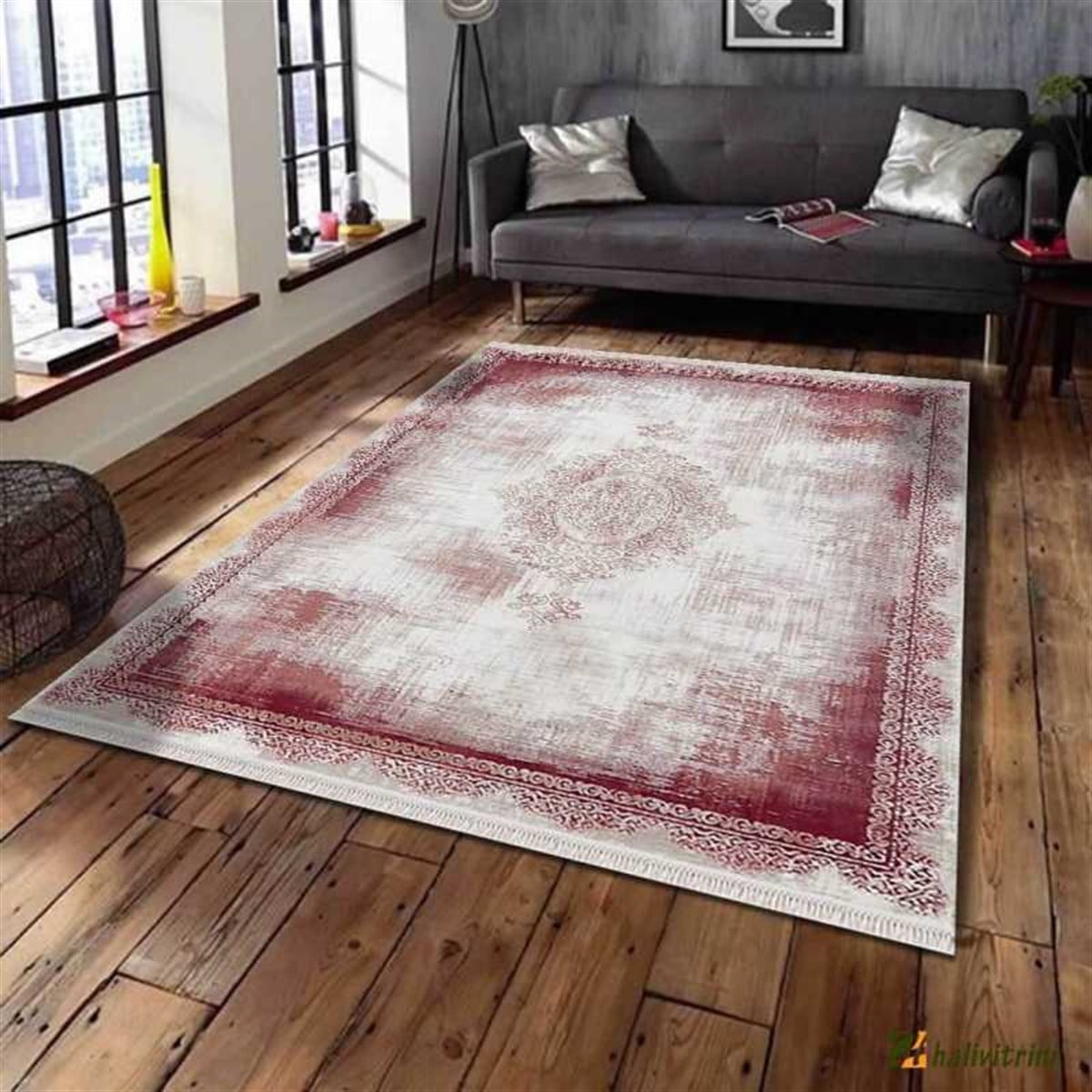 Merinos Salon Halısı 200x290 Rodin 19770 010 Bordo
