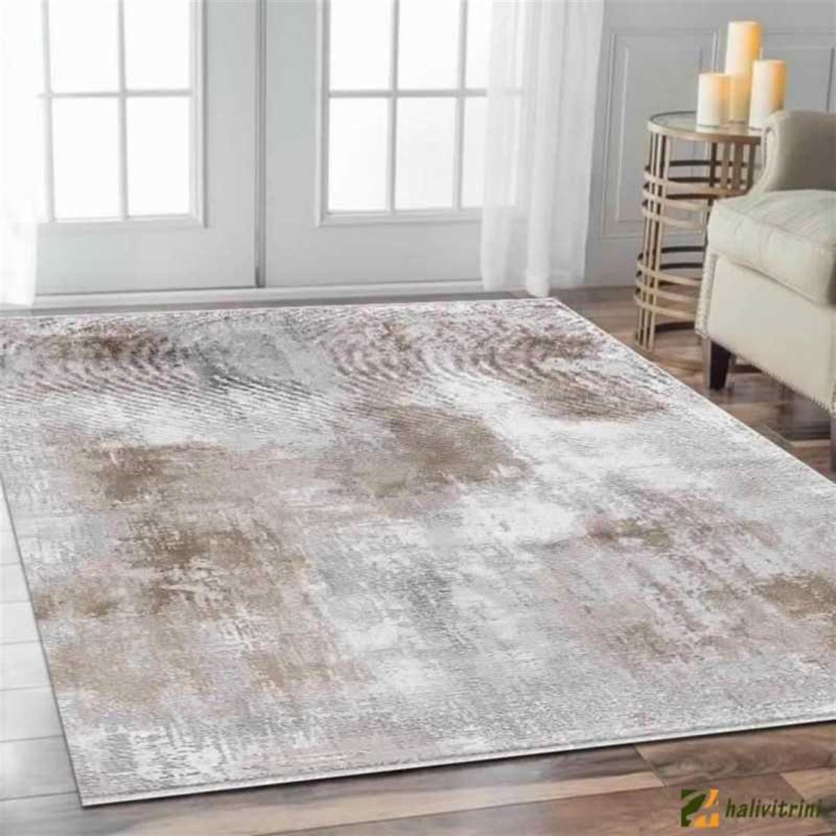 Merinos Salon Halısı 200x290 Therapy 19114 081 gri kahve