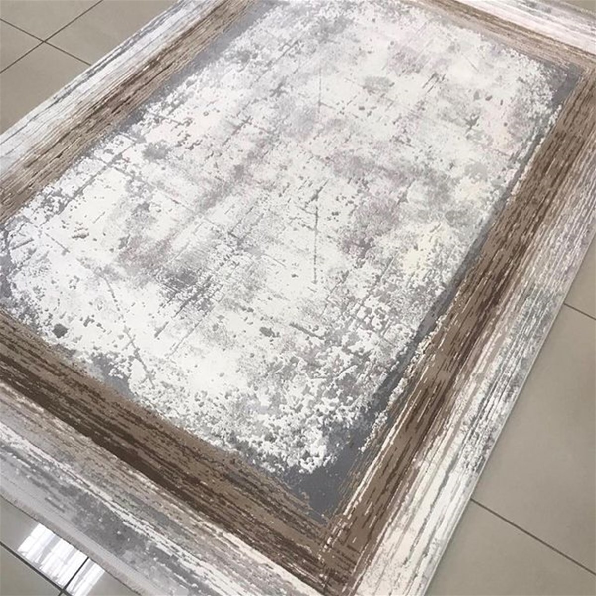 Merinos Salon Halısı 200x290 Therapy 34665 080 Gri Kahve