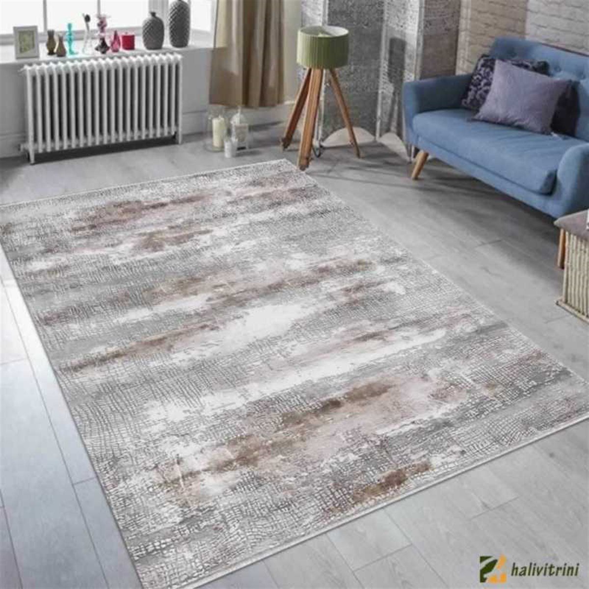 Merinos Yolluk Halısı 100x200 Therapy 19127 080 Gri Vizon