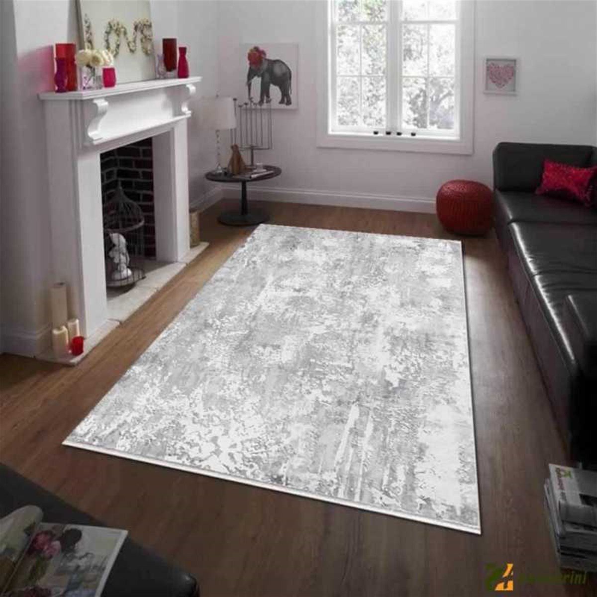 Merinos Yolluk Halısı 100x200 Therapy 19137 030 Gri Krem