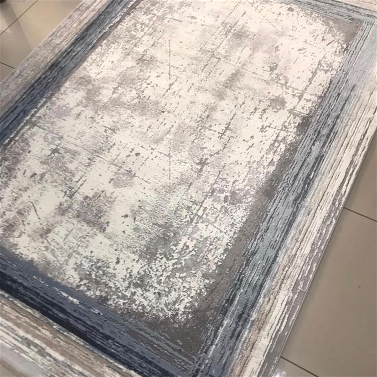 Merinos Yolluk Halısı 100x200 Therapy 34665 030 Gri Mavi