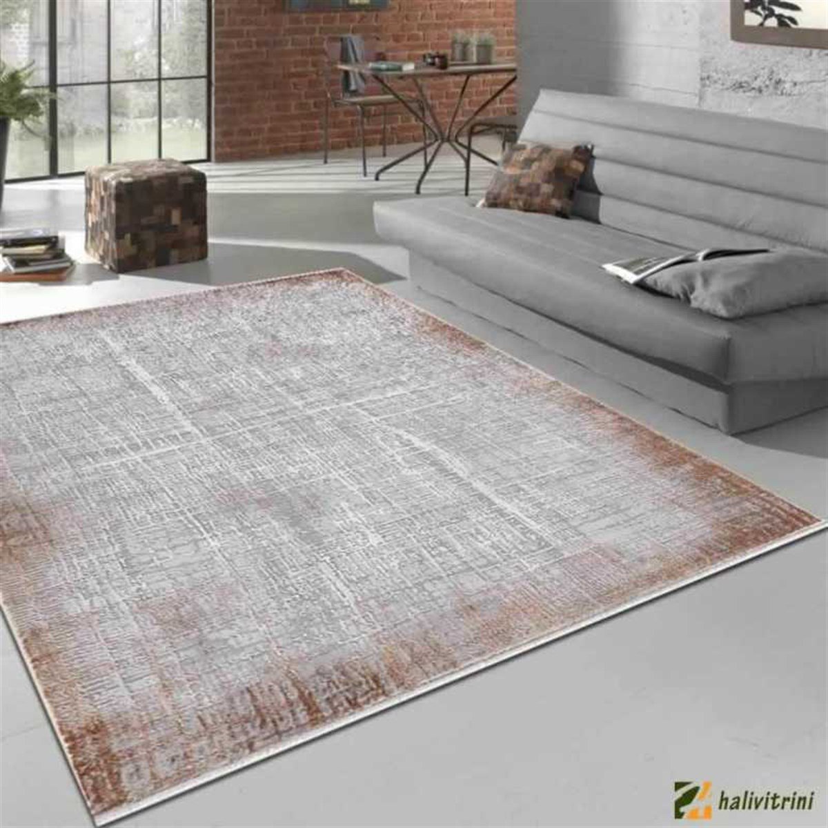 Merinos Yolluk Halısı 100x200 Therapy 19116 020 Gri Kahve