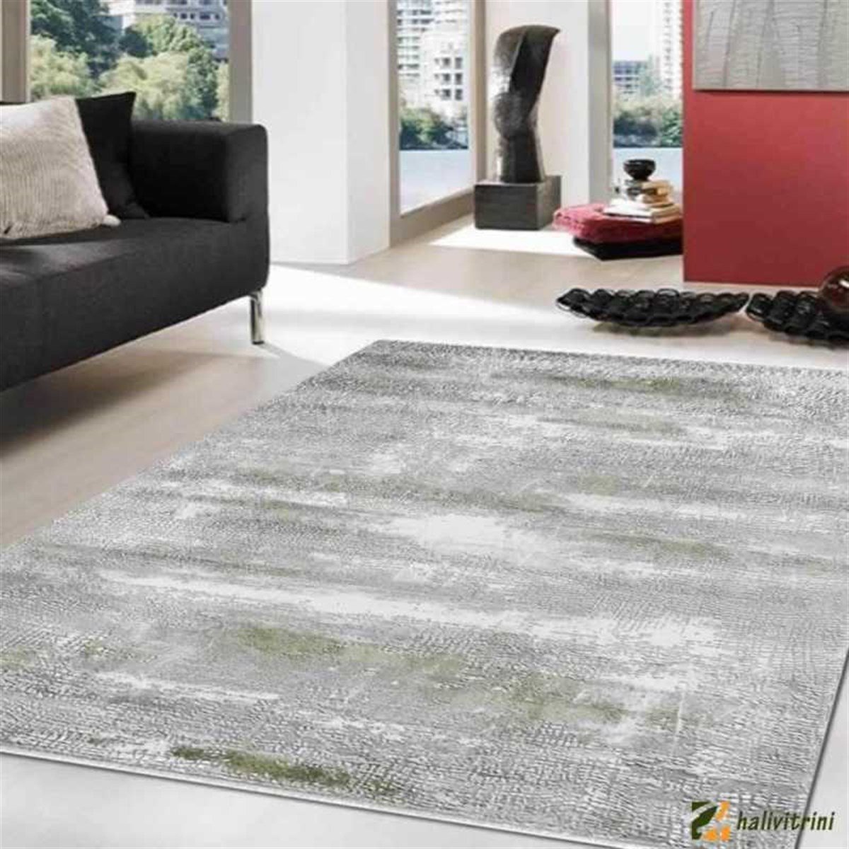 Merinos Yolluk Halısı 100x200 Therapy 19127 040 Gri