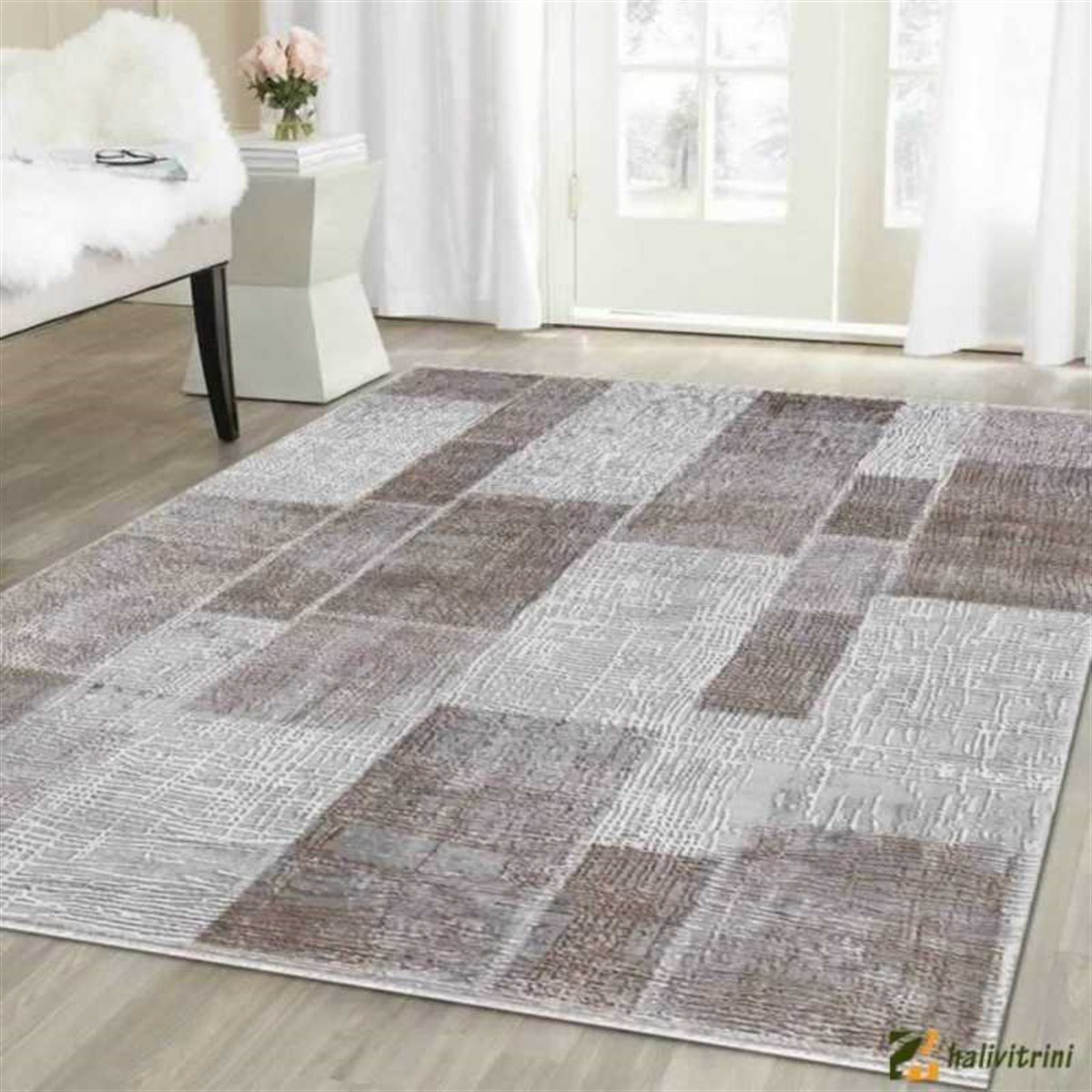 Merinos Yolluk Halısı 100x200 Therapy 19124 080 Vizon Gri