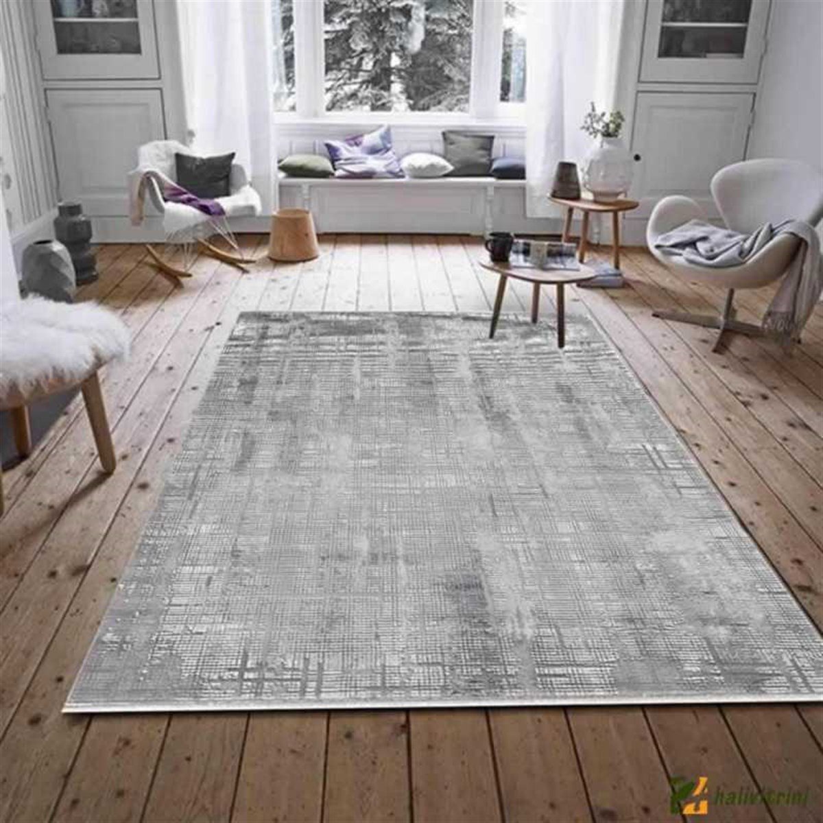 Merinos Yolluk Halısı 100x200 Therapy 19117 030 Krem Gri