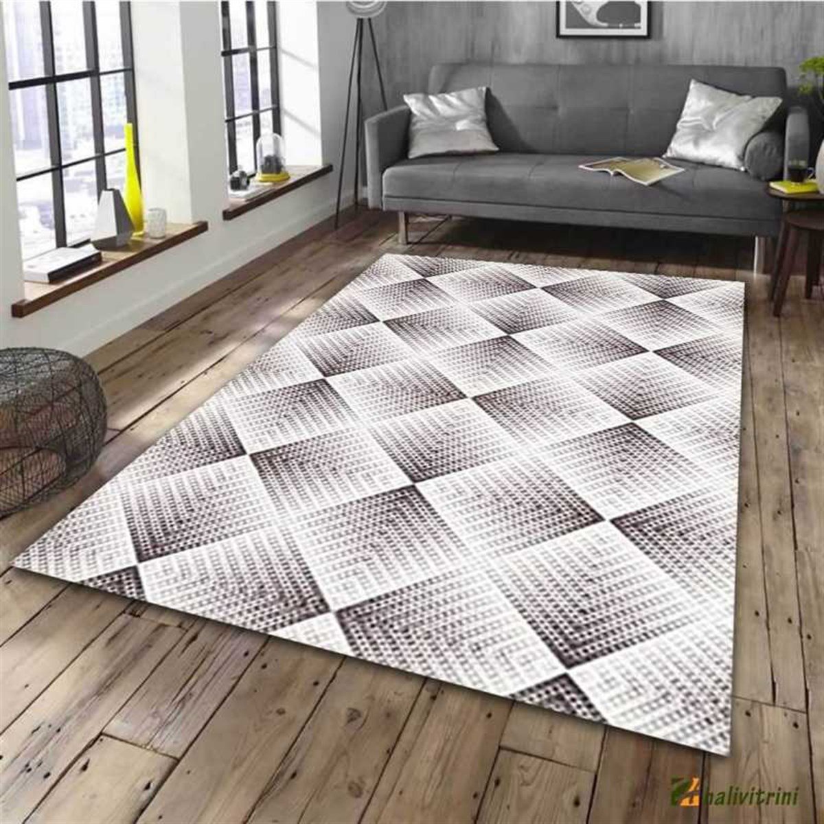 Merinos Yolluk Halısı 80x150 Klasik E194 095 Gri