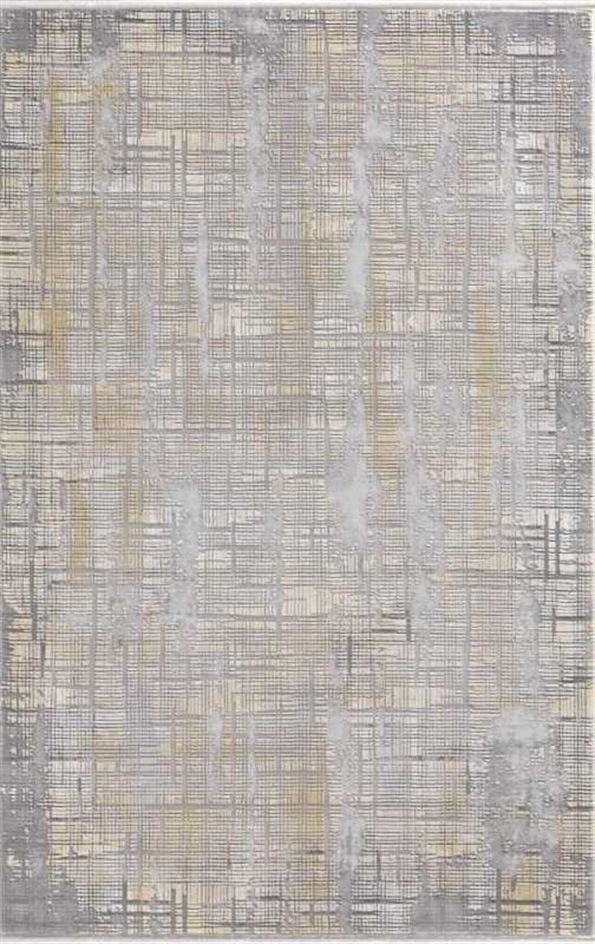 Merinos Yolluk Halısı 80x300 Therapy 19117 095 Gri Sarı