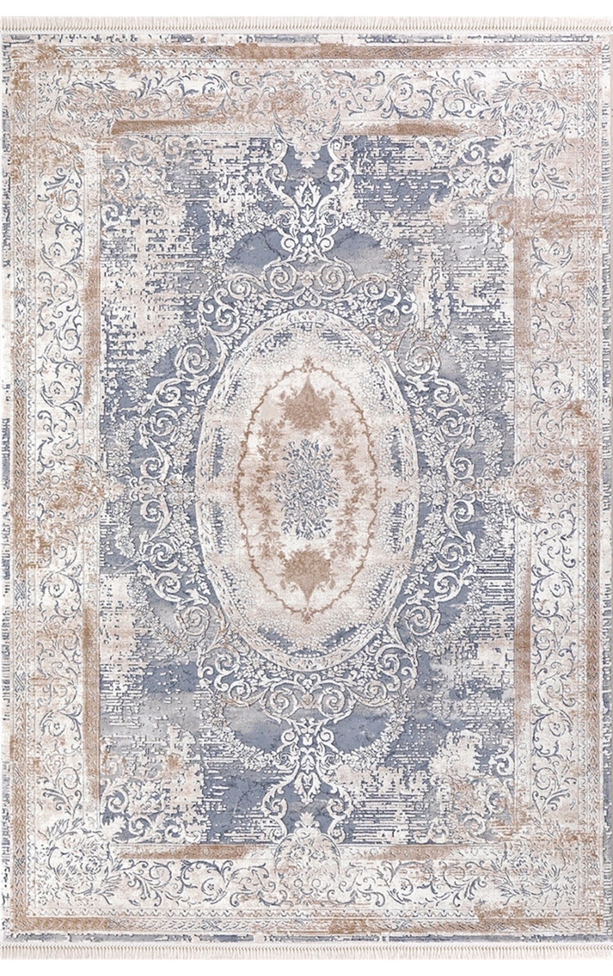 Padişah Oda Halısı 125x200 Santo 31881 035 Mavi Kahve