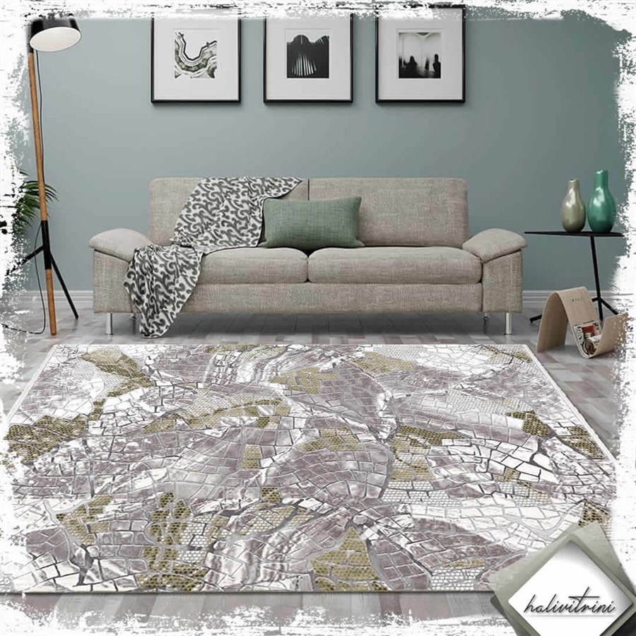 Padişah Oda Halısı 160x230 Eternity 31969 040 Yeşil Gri Bej