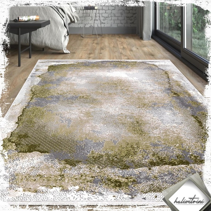 Padişah Oda Halısı 160x230 Eternity 31968 041 Yeşil Gri Bej