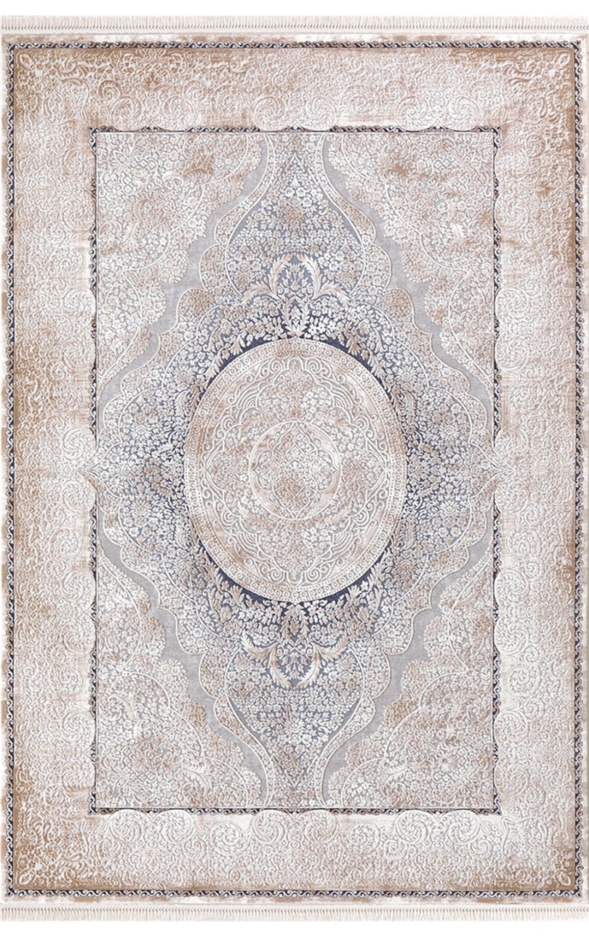 Padişah Oda Halısı 160x230 Santo 31883 035 Lacivert Kahve