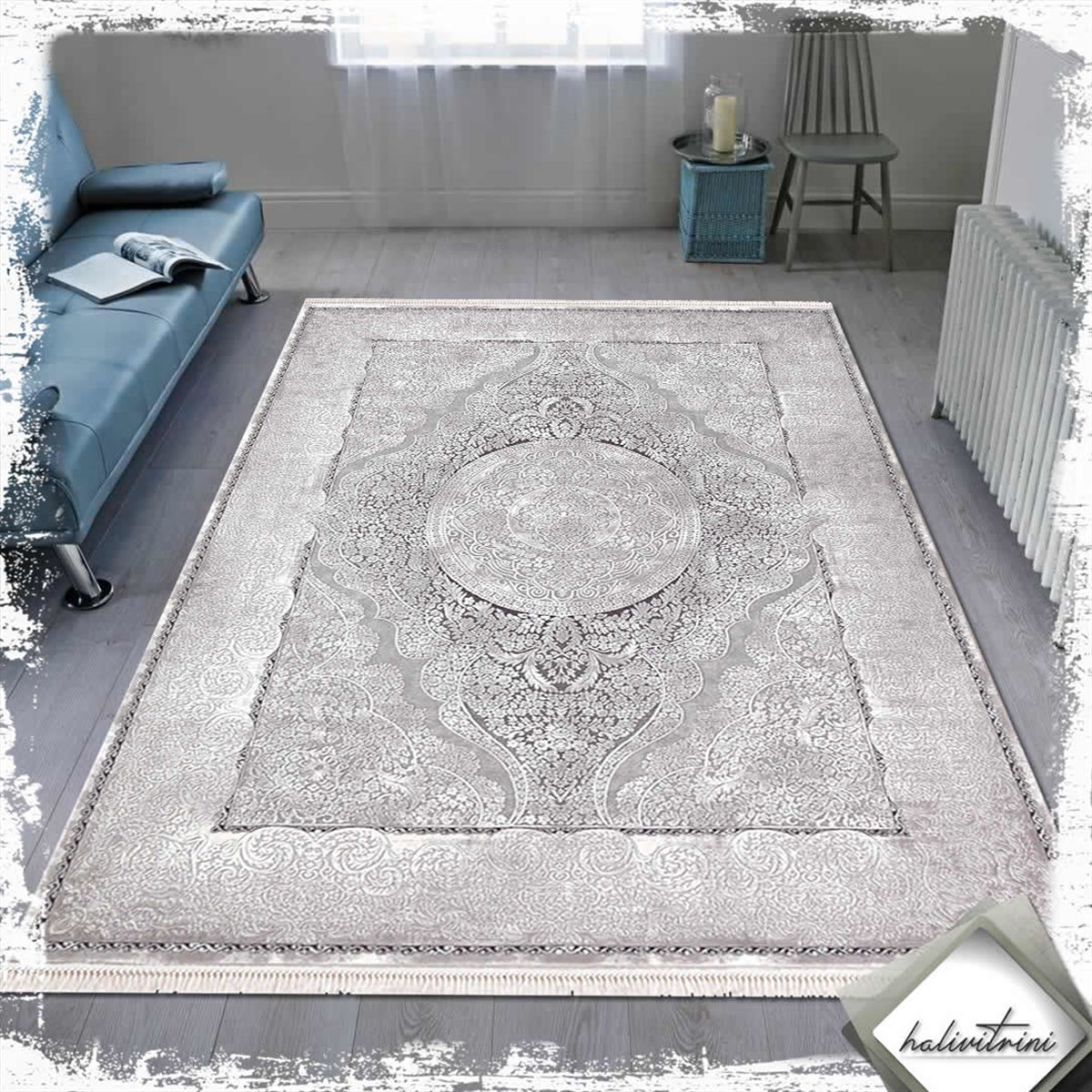 Padişah Salon Halısı 200x290 Santo 31883 095 Gri Bej