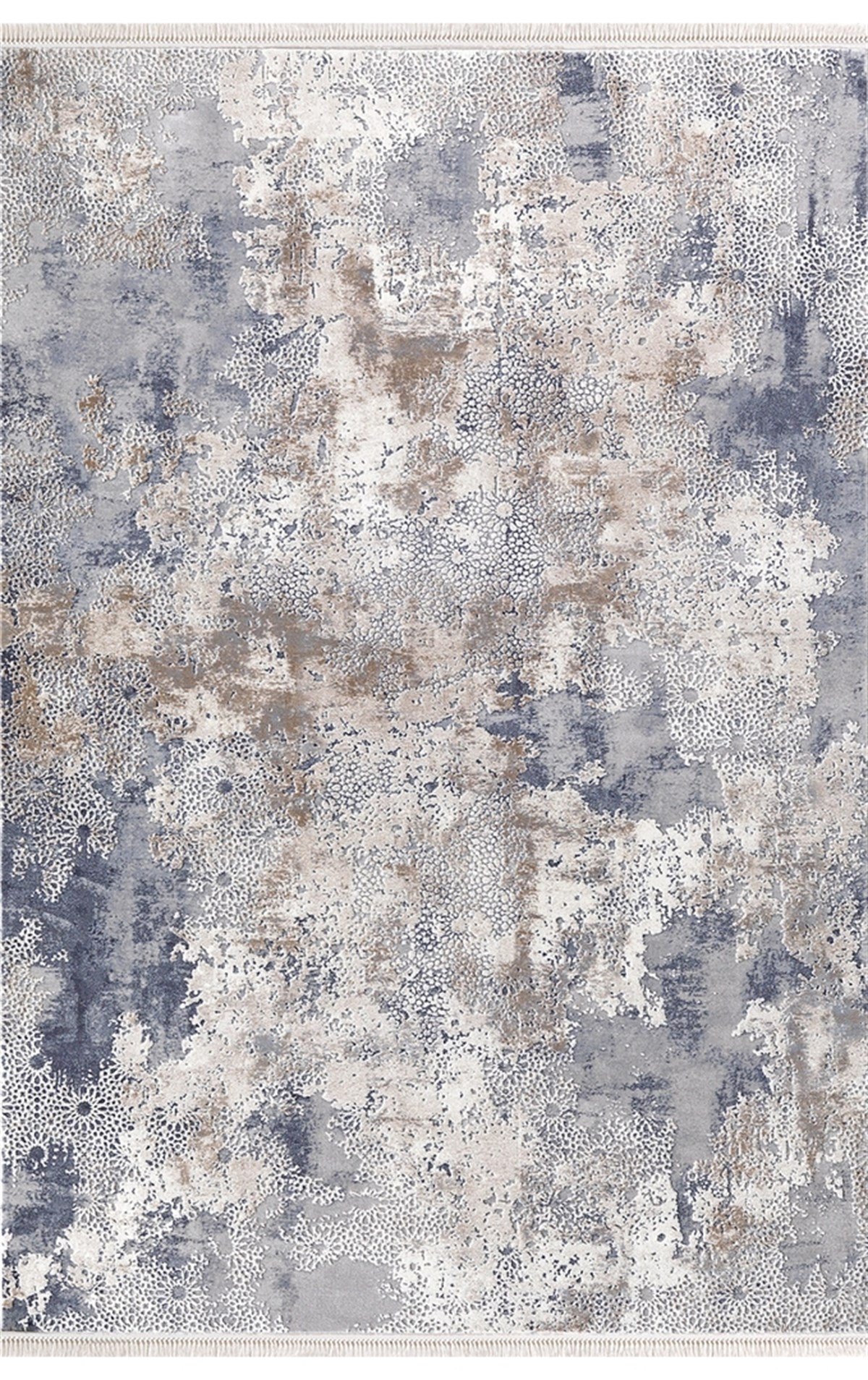 Padişah Salon Halısı 200x290 Santo 31879 035 Mavi Açık kahve